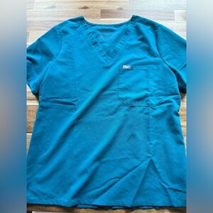 FIGS large pacific blue Catarina top